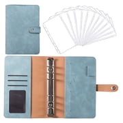 Notebook Binder Budget Planner Binder Cover with 12 Pieces Binder Pocket Personal Cash Budget Envelopes System 6 Hole Binder Folder