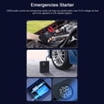 thumbnail image 3 of 1000A Peak Car Jump Starter with 150PSI Air Compressor, 6000mAh Portable Power Bank, LED Emergency Light - 12V 4.0L Gas/2.5L Diesel Engine Compatible, Multiple Protections, Standard Battery Clamps,, 3 of 6