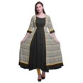 thumbnail image 1 of Bimba Robe Anarkali Imprimée pour Femmes Kurti Longue Évasée Style Chic Kurta Ethnique, 1 of 6