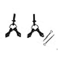 thumbnail image 3 of Aj Tack Black Jingle Bobs With Cotter Pins Set, 3 of 3