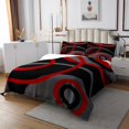 thumbnail image 3 of Erosebridal Chic Minimalism Coverlet Set King, Abstract Bedding Set, Circle Geometry Decor, 3 Pieces, 3 of 5