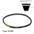 thumbnail image 2 of Unique Bargains B-864 V-Belts Drive Belt 864mm Inner Girth Rubber for Power Transmission, 2 of 6