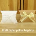 thumbnail image 1 of relayinert 50pcs Paper Pillow Case Gift Box Wedding for Candy Storage Bag Boxes Jewelry Crafts Gift Small Gifts Container Yellow Pillow Case, 1 of 5