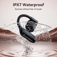 thumbnail image 3 of Refurbished Veatool M62 Wireless Earbuds, Open Ear Headset with Microphone Touch Control, Bluetooth 5.4, Black, 3 of 3