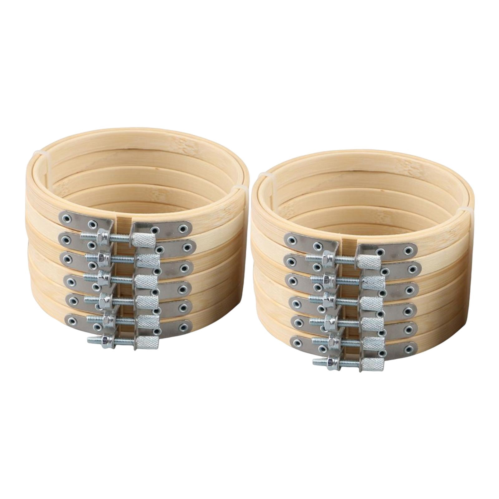 jifeng bamboo Embroidery Hoops bulk set Adjustable 5.3 inch