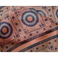 thumbnail image 4 of oneOone Silk Tabby Fabric Leaves & Floral Block Printed Fabric 1 Yard 42 Inch Wide, 4 of 4