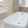 thumbnail image 2 of Single Hole Bathtub Drain Overflow Plate with One Matching Screws, Easy to Install, Satin Nickel, 2 of 7