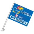 thumbnail image 1 of Kansas Jayhawks Flag Car Style 2008 Basketball National Champs Design, 1 of 1