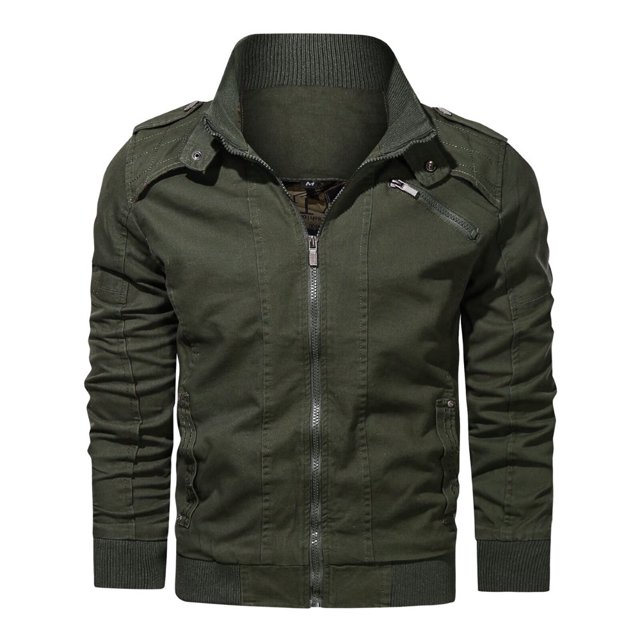 Veste Ample d'Automne et d'Hiver pour Hommes avec Poches