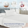 thumbnail image 4 of California Design Den Sheet Sets, Natural 100% Cotton Sheets, Soft Luxury 400 Thread Count Sateen Bedding Sheets Set, Deep Pocket Cooling Sheets, 4 of 8