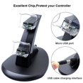 thumbnail image 2 of AGPtek Support de Station d'Accueil de Charge Double USB pour Manette Sony Playstation 4 PS4, 2 of 9