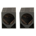 thumbnail image 1 of Q Power Single 12" Triangle Ported Car Audio Subwoofer Box Enclosure (2 Pack), 1 of 5
