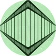 thumbnail image 1 of Ahgly Company Tapis Rond Lavable en Machine Intérieur Transitionnel Vert Menthe, 4 Pieds Rond, 1 of 7