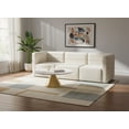 thumbnail image 2 of Meridian Furniture Quincy Canapé Modulaire en Velours Crème, 2 of 27