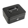 thumbnail image 4 of DOLITY Metal Cash Box with Lock Case Container with Keys for Kids Girls Boys Prizes Black, 4 of 9