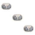 thumbnail image 4 of Youkk Bathroom Rugs Water Absorbent Floor Bath Mat Carpet Planter Oval 40x60cm 3Set, 4 of 6