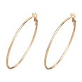 thumbnail image 2 of 1 Paire de Boucles d'Oreilles Créoles Bijoux pour Femmes Style Simple Exquis Pendentifs Oreilles Rondes Gouttes d'Oreilles Accessoire de Mode Décors d'Oreilles pour Déco Doré 5 cm, 2 of 8