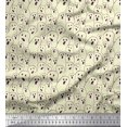 thumbnail image 1 of Soimoi Velvet Fabric Ghost Halloween Print Fabric by Yard 58 Inch Wide, 1 of 3