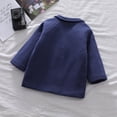 thumbnail image 4 of SHTXOZHI Manteau Robe Garçon Fille Manches Longues Trench-Coat Automne Hiver 1-6 Ans, 4 of 5