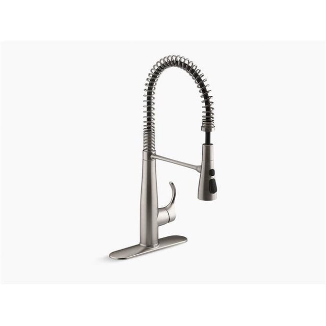 Kohler K-22033-VS Simplice(R) semiprofessional Sink Kitchen Faucet, Polished Chrome