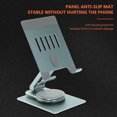 thumbnail image 4 of Raindrops Grey Foldable Phone Holder with Non Slip Base and Adjustable Height for Office and Home, 4 of 8
