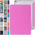 thumbnail image 1 of iPad PRO 9.7 Inch [ PRO 9.7 2016 ] A1673 A1674 A1675 MLPX2LL/A MLPW2LL/A MLPY2LL/A MLYJ2LL/A Trifold PC Lightweight Smart PU Leather Protective Hard Back Cover - Pink, 1 of 8
