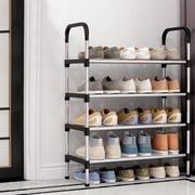 Wzzjkit Shoe Rack for Closet, Shoe Rack-multi-layer- Economical Entrance Assembly-multifunctional Plastic-4-layer Storage-wrought Iron Dormitory Storage Rack, Shoe Rack