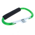 thumbnail image 4 of (6 Pack) Aluminum Multi-Color Carabiner Spring Clip Keychain Green Jumbo, 4 of 5