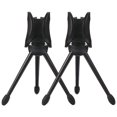 thumbnail image 1 of Support de Trépied en Plastique Noir pour Microphone Usage Domestique avec Base Stable et Design Pliable 2 Pcs, 1 of 8