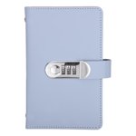 Uxcell 100 Envelope Challenge Binder, PU Leather Envelope Savings Challenge Book with Password Lock Money Saving Binder with Horizontal Insert for Budgeting Saving Expense, Purple