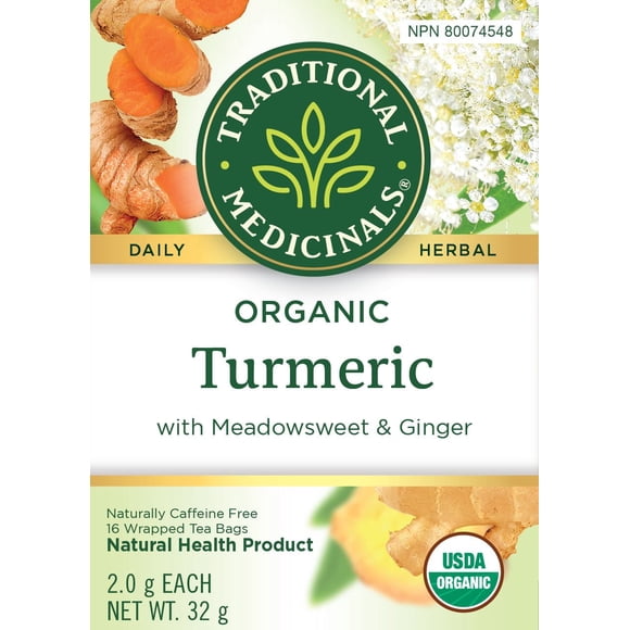 Traditional Medicinals Turmeric with Meadowsweet & Ginger