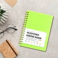 thumbnail image 1 of A6 Mini Password Book – Spiral Bound Pocket Notebook with Alphabetical Tabs (4.25x5.7in, Durable PP Cover), 1 of 6