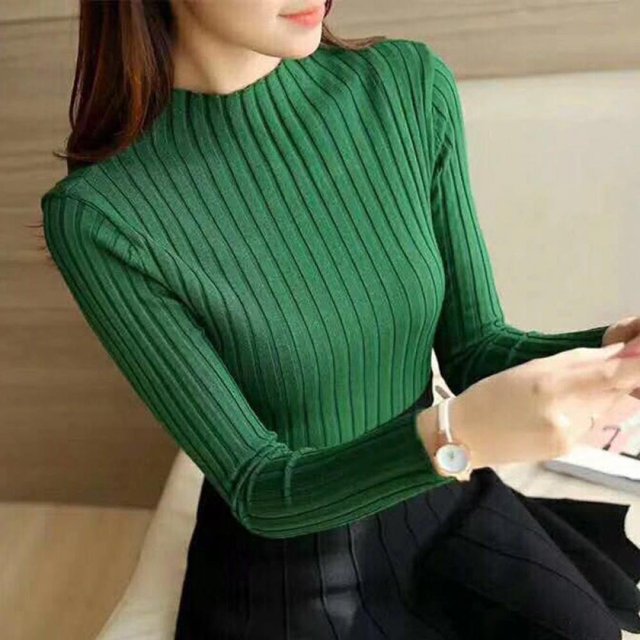 MesaSe Pull à Col Roulé à Manches Longues pour Femme