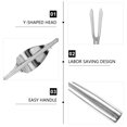 thumbnail image 4 of Miangastore Stainless Steel Weeder Puller Garden Remove Weeds Courtyard Weeding Fork, 4 of 8