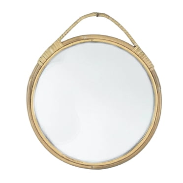 Abbracc Miroir Rond Mural de Style Ferme, Miroir Mural Rustique, Miroirs Ronds Décoratifs