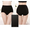 thumbnail image 5 of Plebaso Womens High Waisted Cotton Underwear Full Coverage Ladies Panties Multipack Regular and Plus Size, 5 of 5