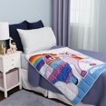 thumbnail image 2 of Couverture lestée pour enfants Émoji Licorne (36 x 48 pouces), 5 lbs, 2 of 6