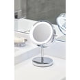 thumbnail image 4 of Home Trend Lighted Vanity Mirror 10", Chrome, 4 of 5