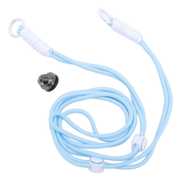 Action Camera Anti Loss Lanyard Aluminum Alloy Buckle Quick Release Nylon Strap for 3 Cameras, 1/4in Threads On The Bottom