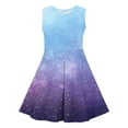 thumbnail image 4 of Liquidation d'Économies d'Été! WRKEKC Robe d'Été pour Fille, Robe Décontractée pour Fille, Robe d'Été Sans Manches à Encolure Ronde avec Imprimé à Paillettes pour Fille, Robe pour Enfant de Taille Moyenne avec Taille Cintrée 4 Ans, 4 of 7