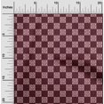 thumbnail image 1 of oneOone Cotton Flex Fabric Greek Key Geometric Printed Fabric 1 Yard 40 Inches Wide, 1 of 4