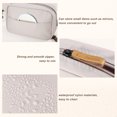 thumbnail image 3 of Unique Bargains Trousse de Maquillage Grande Capacité Trousse de Rangement Portable pour Femmes Trousse de Maquillage pour Rouges à Lèvres Beige, 3 of 7