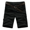 thumbnail image 3 of Solid Men's Color with for Men Pants Multi Pocket and Fashion Mens Cargo Pants with Pockets Summer Leisure Pants Overalls Work Clothes for Men Construction Men's Pants, 3 of 5