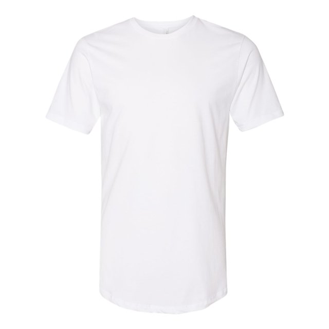 Next Level Cotton Long Body Short Sleeve Crew, 2XL, White
