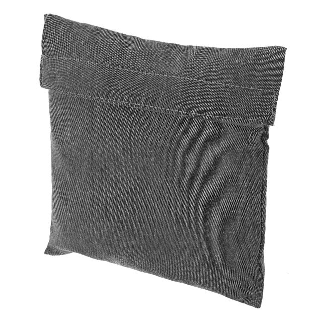 Unique Bargains 7'x7' Reusable Washable Polyester Snack Bag Sandwich Bag, Grey