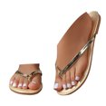 thumbnail image 3 of DAFEI Flip Flops Womens Sandals Ladies New Casual Versatile Comfortable Large Size Sandals Flat Bottom Flip Flops Sandals, 3 of 8