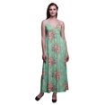 thumbnail image 1 of Bimba Robe Longue Chic à Imprimé Floral pour Femme, Style Bohème, Maxi d'Été, Tenue de Plage - Moyen, 1 of 6