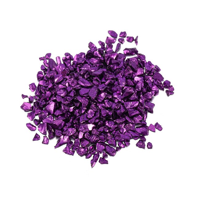 2 Sacs de Pierres Froissées Résistantes à l'Usure Mini Glaçure Colorée Décoratives pour la Maison