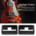 thumbnail image 2 of p>H Hole Pickup Cover Double Coil Pickup Guitar Pickup Shell 2 Pcs Guitare Pickup Cover H Hole Laiton Haute Dureté Guitare Électrique Double Coil Pickup Shell/p>, 2 of 7