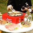 thumbnail image 3 of Barbecue au Charbon Portable et Jetable, Gril Compact pour Pique-Nique, Cuiseur de Barbecue avec Poignée, 3 of 4